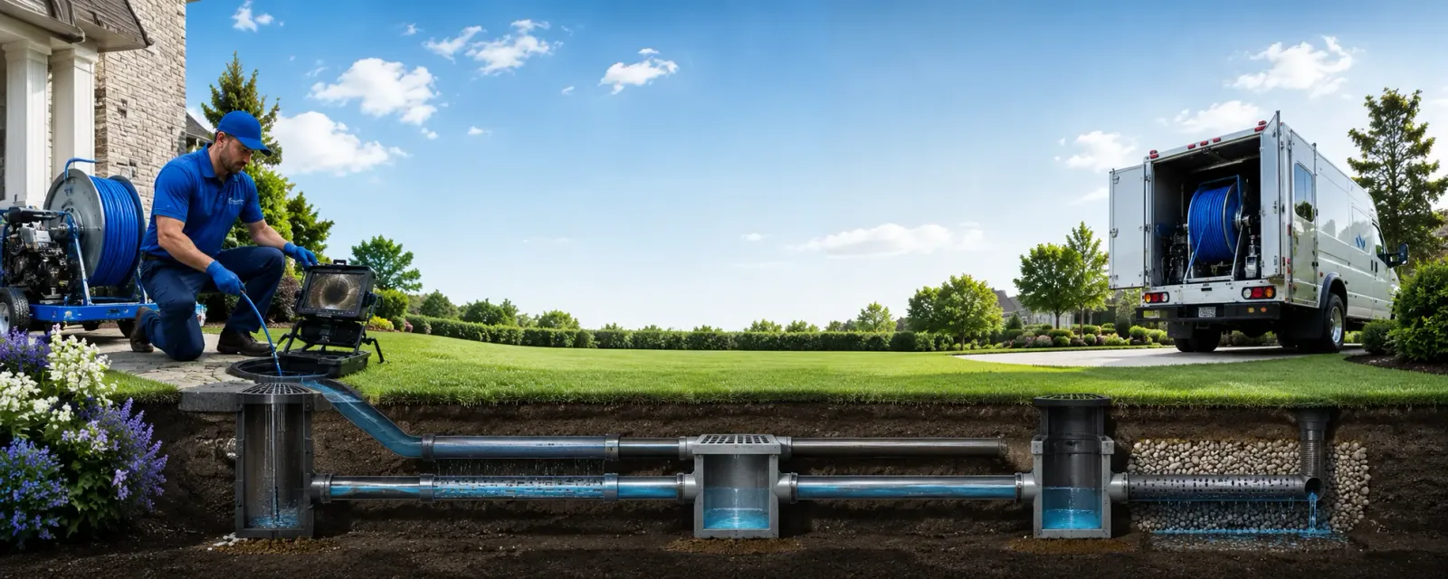 Outdoor drain cleaning information for Bridgeview, IL